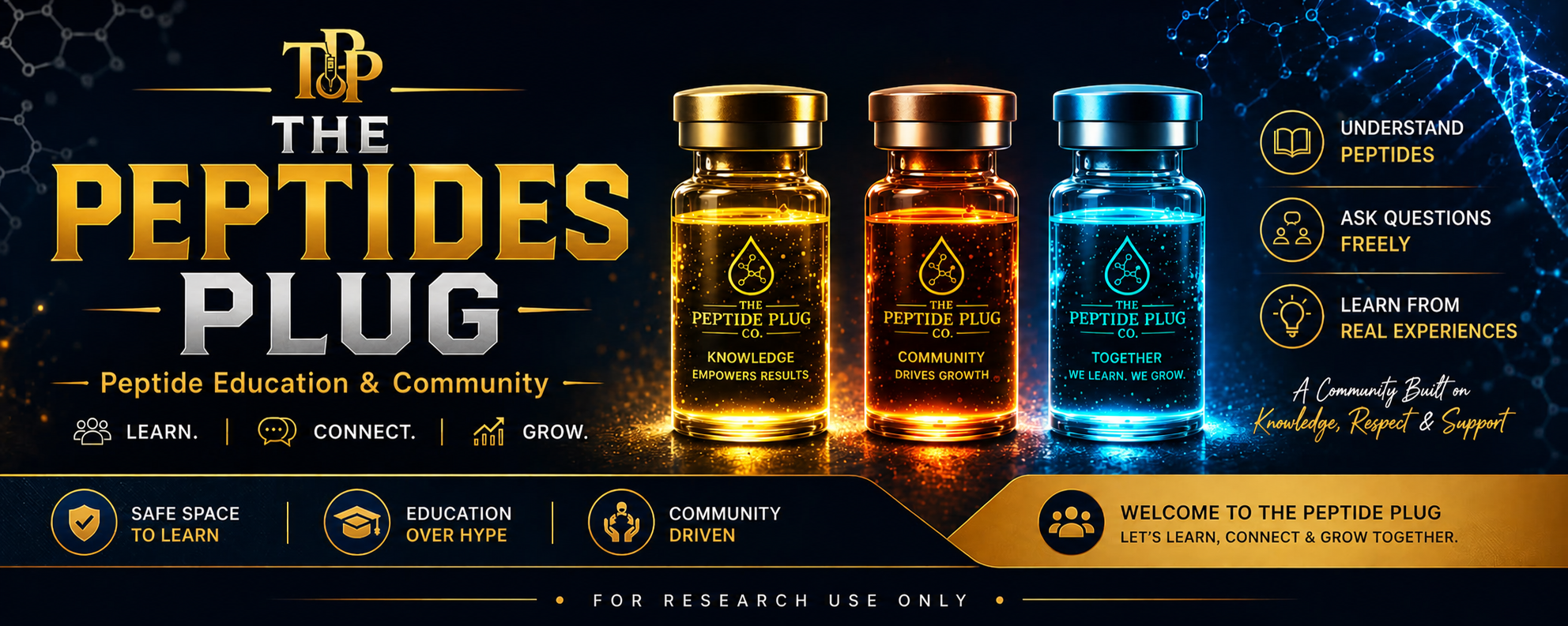 The Peptide Plug Co. — Peptide Education & Community